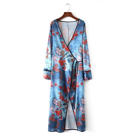 Big SALE ❗️ New Arrivals ! Long  Kimono - Picture 4 of 5
